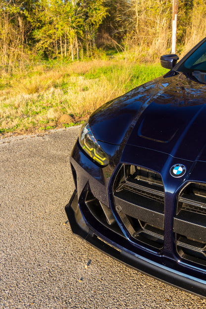 V Style Carbon Fiber Front Lip - BMW G80 M3 & G82/G83 M4